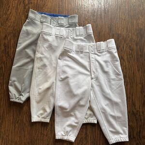 Mizuno Baseball Pants Men’s Size Medium Short Knicker Length Lot Of 3 Pair